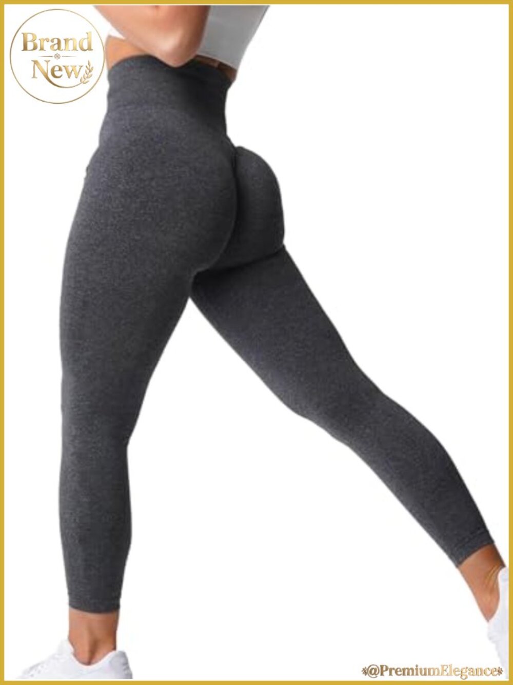 Women's High Waist Seamless Tummy Control Workout Leggings Yoga Gym Tights